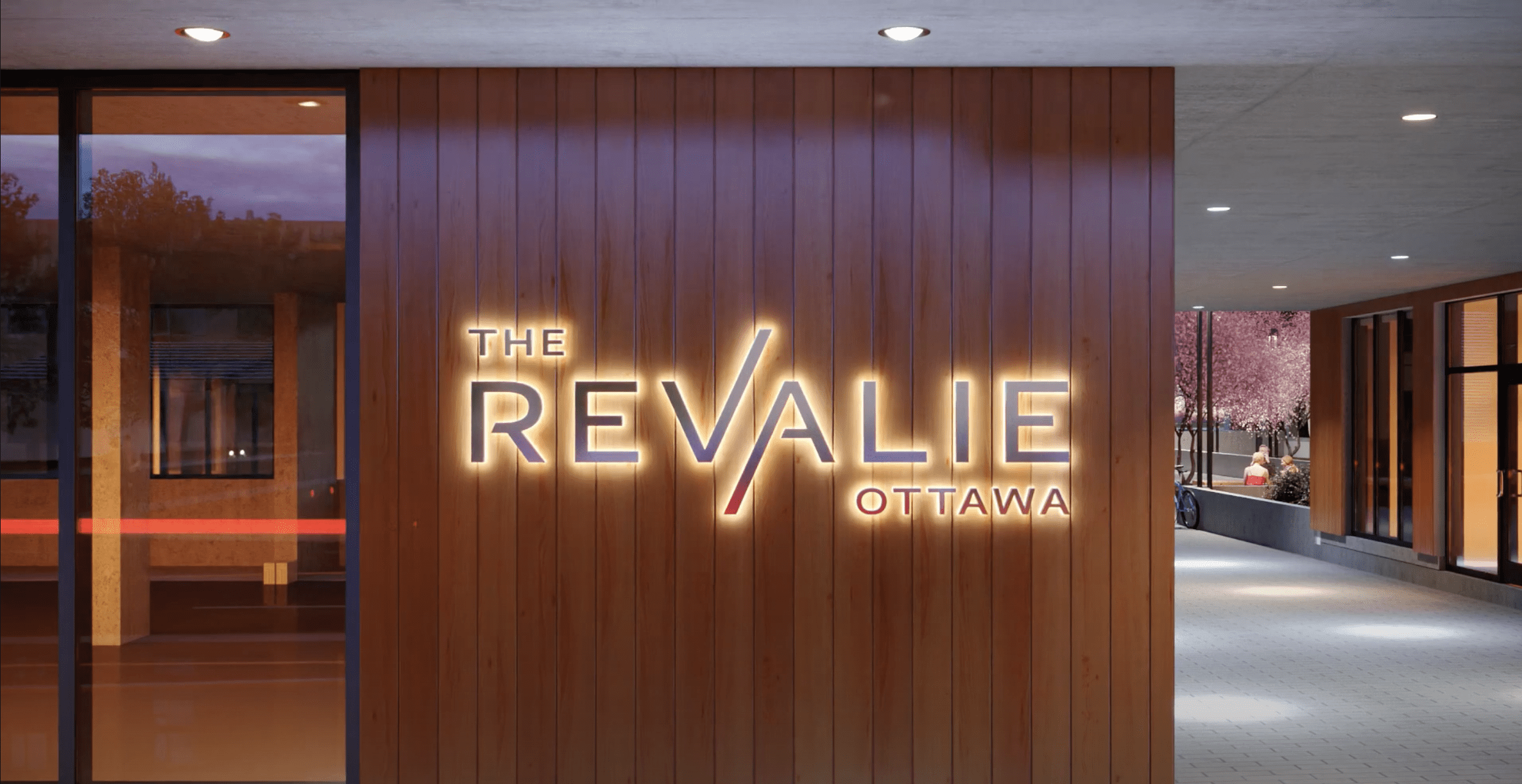 Entrance - Revalie Ottawa signage